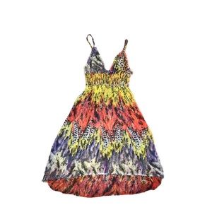 Multi-Colored Bathing Suit Cover-Up
